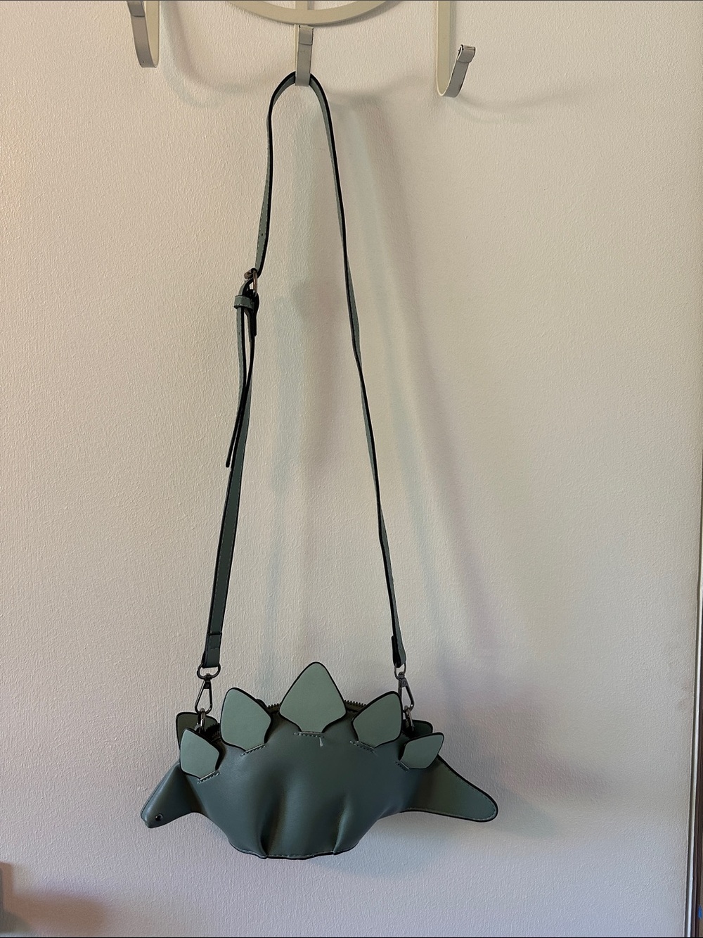 Green Stegosaurus Crossbody Bag - Cute Women's Shoulder Bag